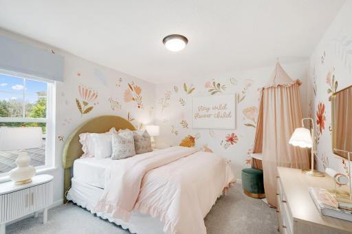 Third Bedroom (Photo of similar home - Colors and selections will vary)