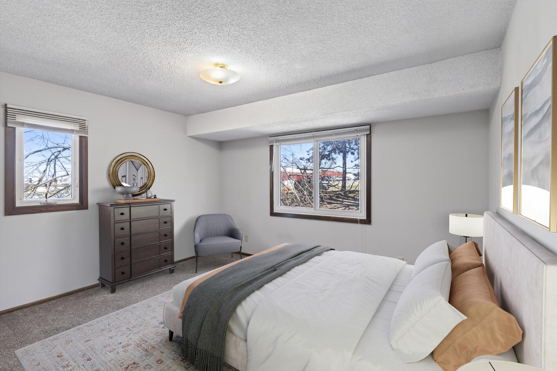 This photo is virtually staged