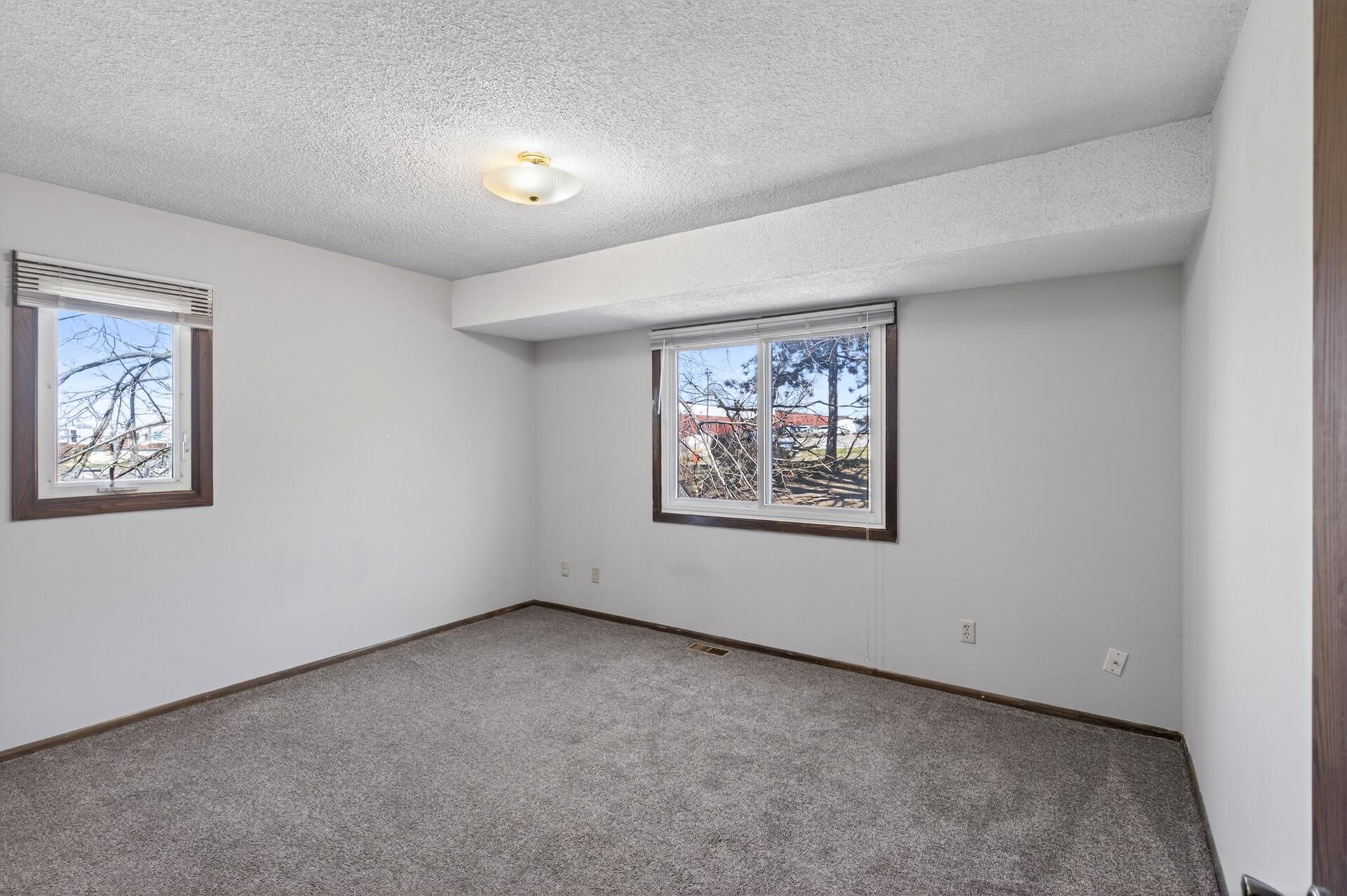 One of 2 spacious upstairs bedrooms!