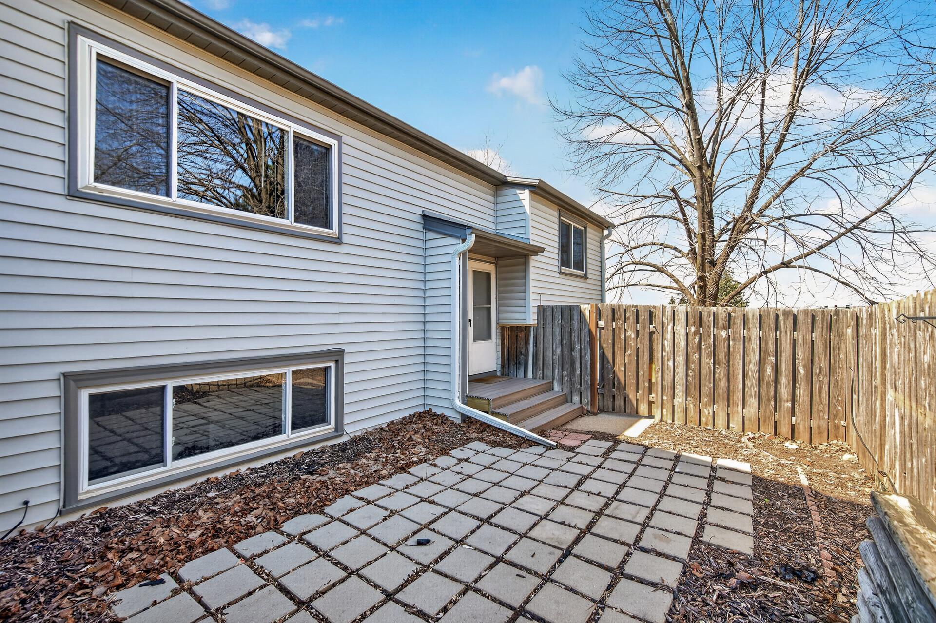 Large and private paver patio!