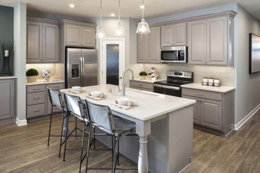 Aspen kitchen. Picture of like home, not actual home.