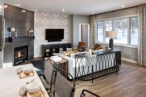 Aspen Family Rm. Picture of like home, not actual home