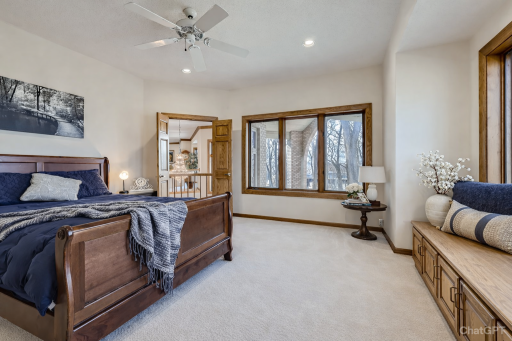 2nd Floor Bedroom with balcony overlooking the foyer