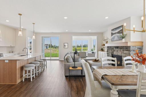 Photo of a similar model with flipped floorplan