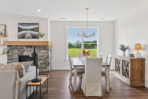 Photo of a similar model with flipped floorplan