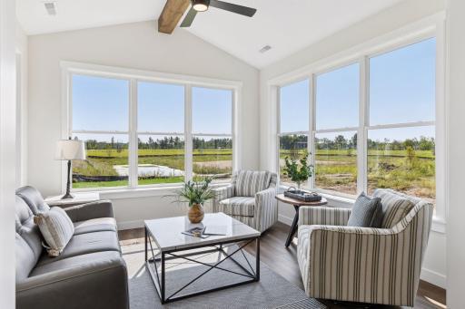 Photo of a similar model with flipped floorplan