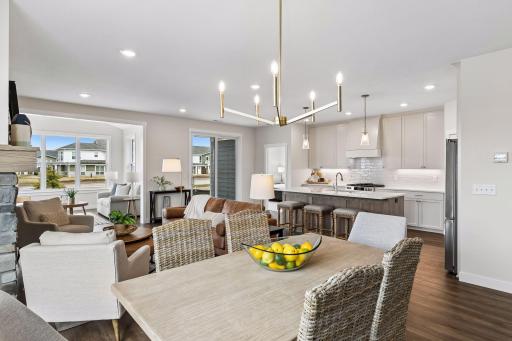 Open floorplan is perfect for entertaining