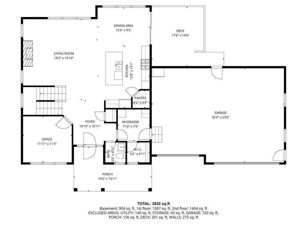 Main Level Floor plan
