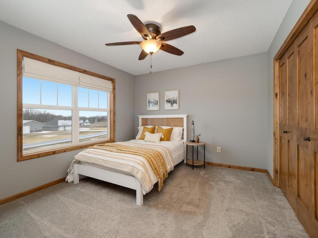First bedroom atop the stairs