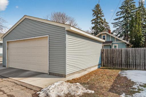 Newly built 2-stall detached garage