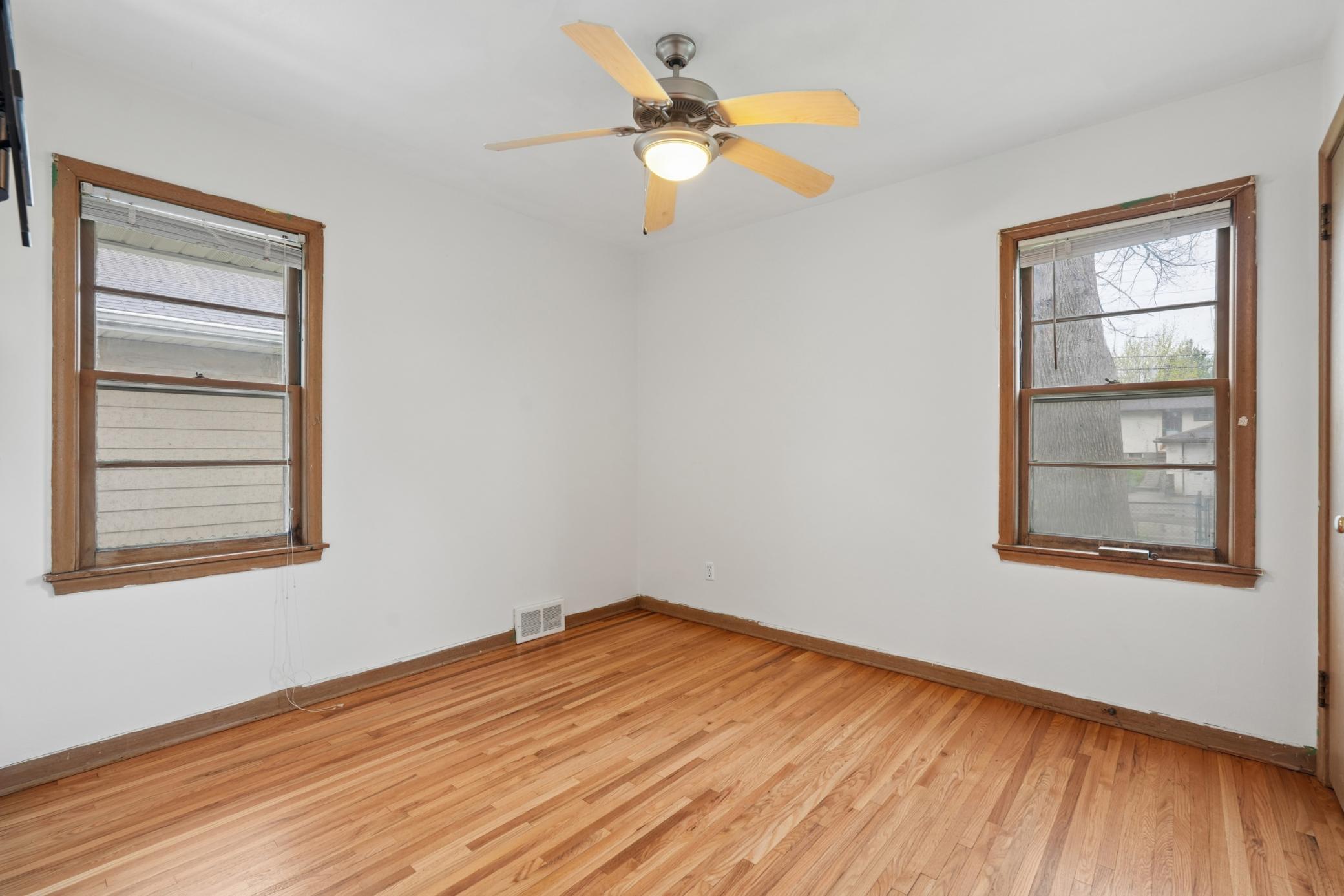 The first of three main level bedrooms