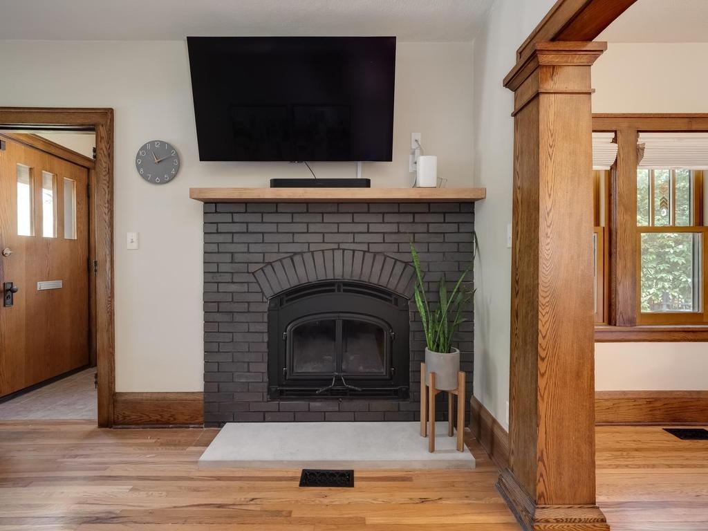 Wood Burning Fireplace