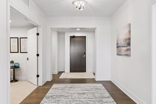 Lovely entryway with room to welcome guests