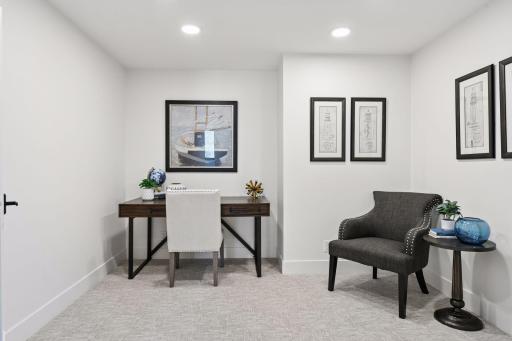 Great space for an office, craft room, or exercise space.