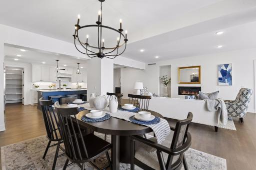 Plenty of gathering spaces and tons of natural light.