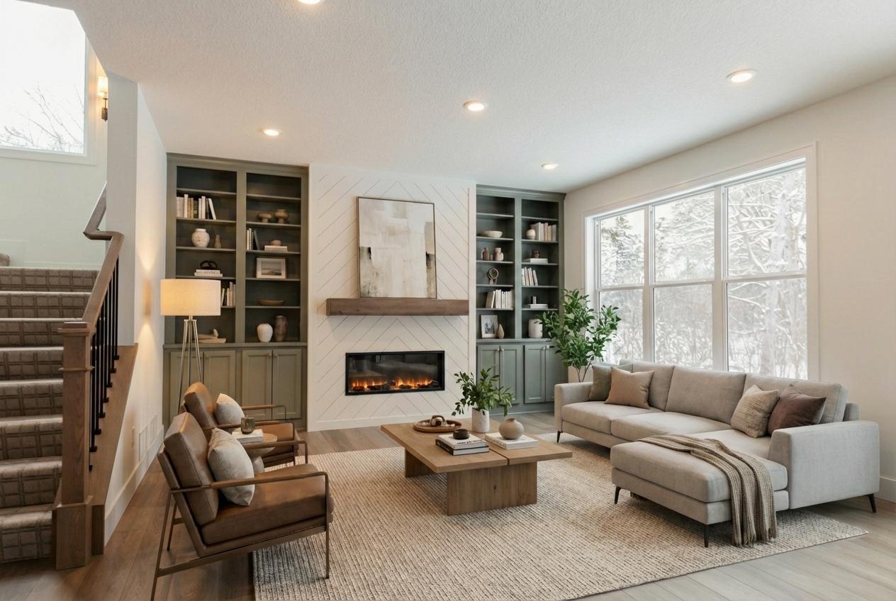 Are you ready to build you custom dream home? The living room showcases 9' main level ceilings. *Majority of shown options are included in the sales price. *Virtually staged to show design options.