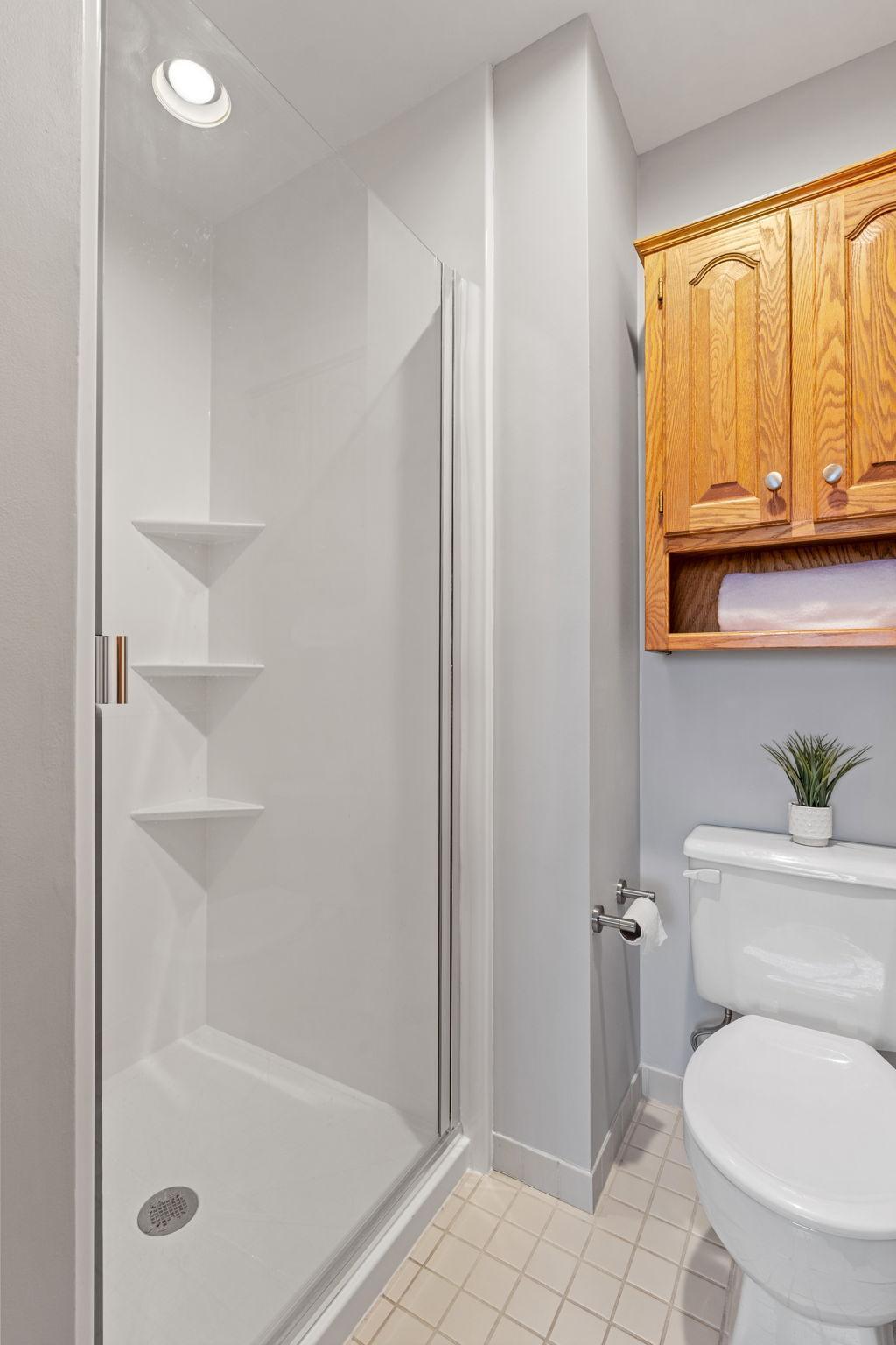 BRAND NEW shower & toilet