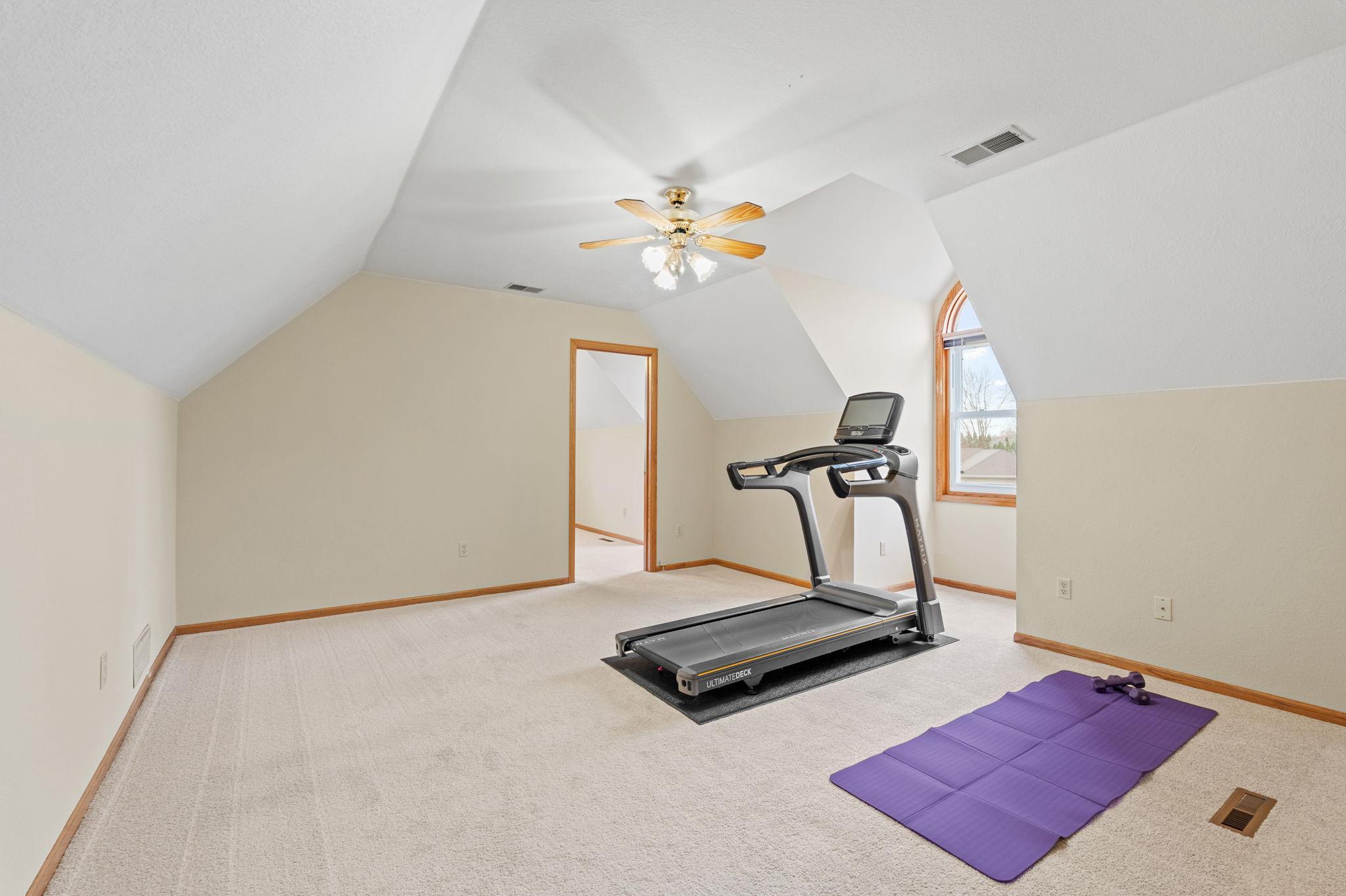 Amazing upper level bonus room!