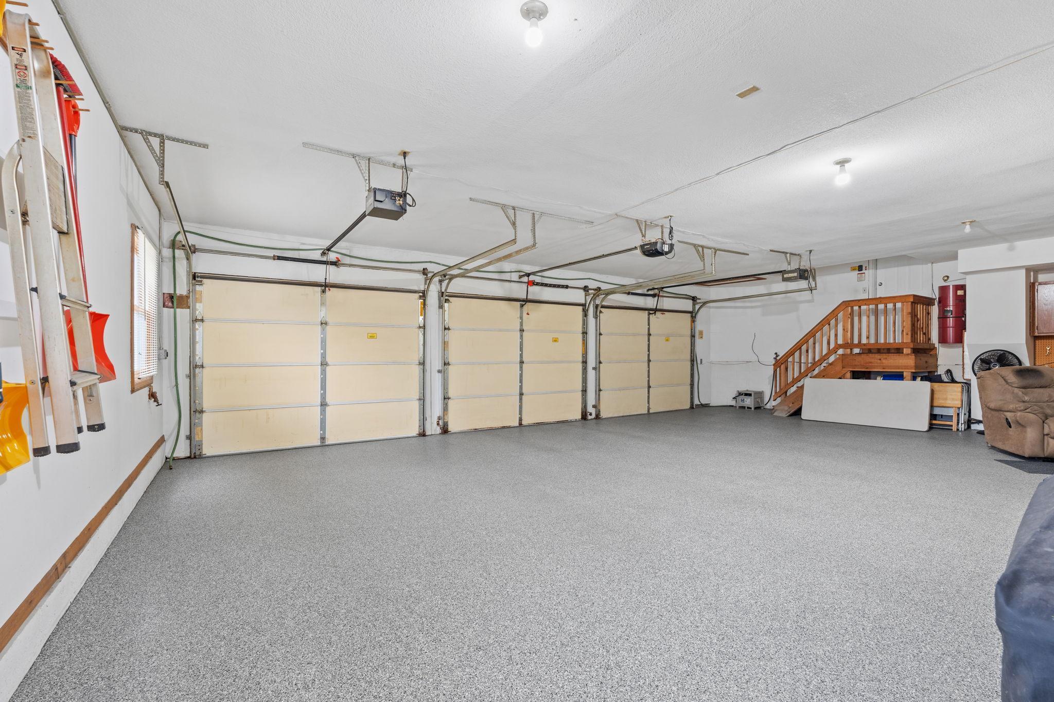 Epoxy Floors in 3 car garage!