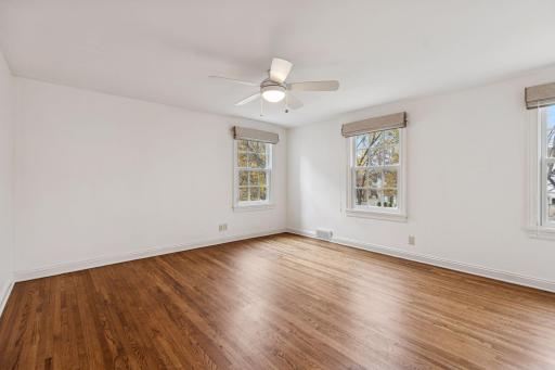 Bedroom #4, hardwood flooring and natural light