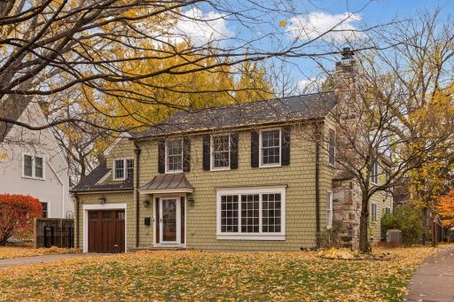 Charming older home in Edina's desirable country club neighborhood, featuring classic architecture and beautiful surroundings.