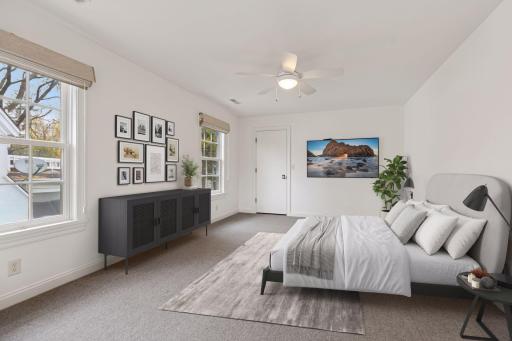 Bedroom #2 - could be an oversized bedroom (with walk in closet) or an office/study option.