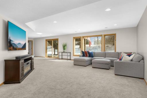 Lower level with walk-out basement and large lookout windows