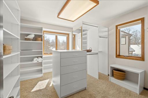 Primary suite dedicated closet