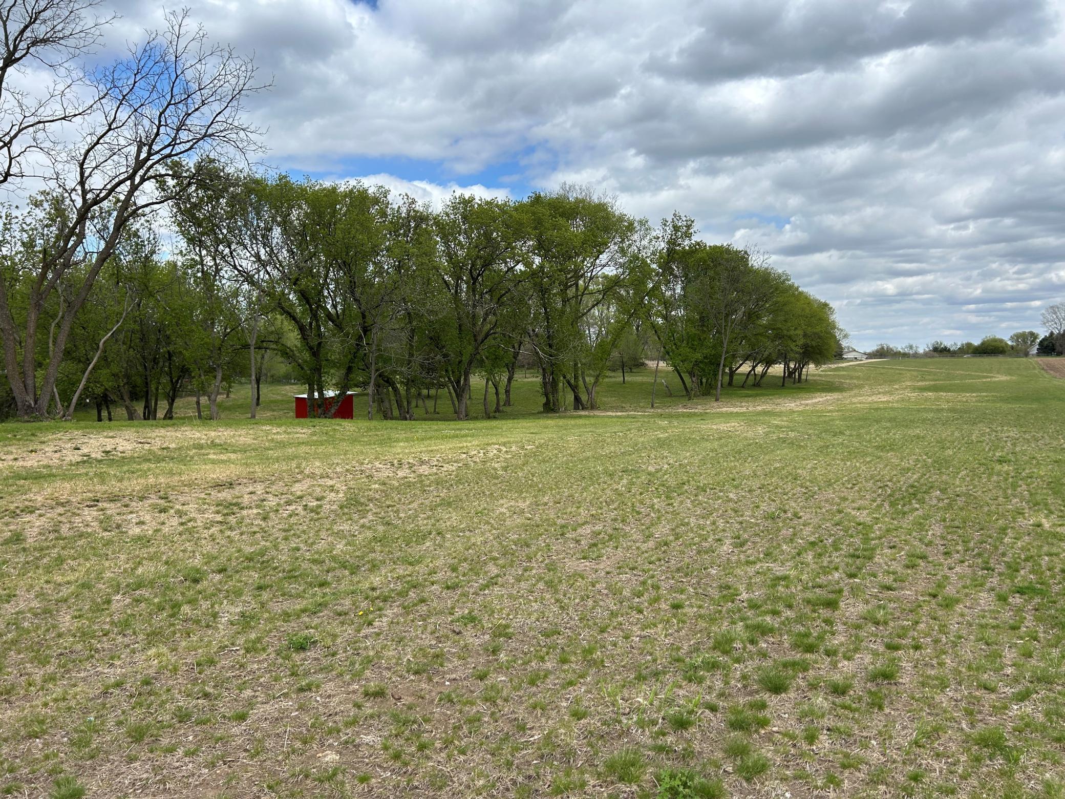 While the south side could be used for pasture land.