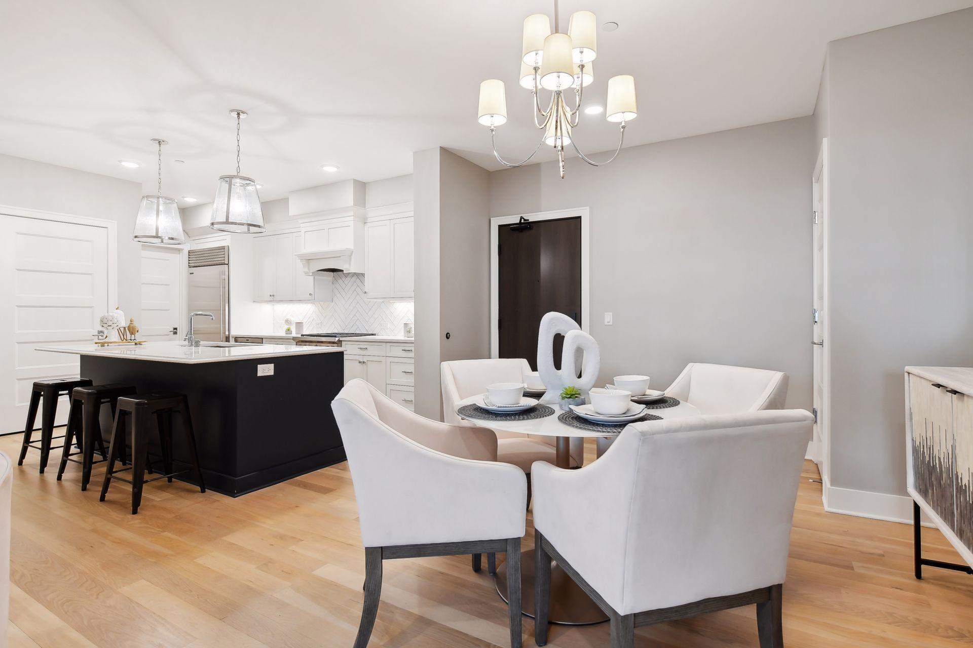 Step into this dining room right off of the kitchen