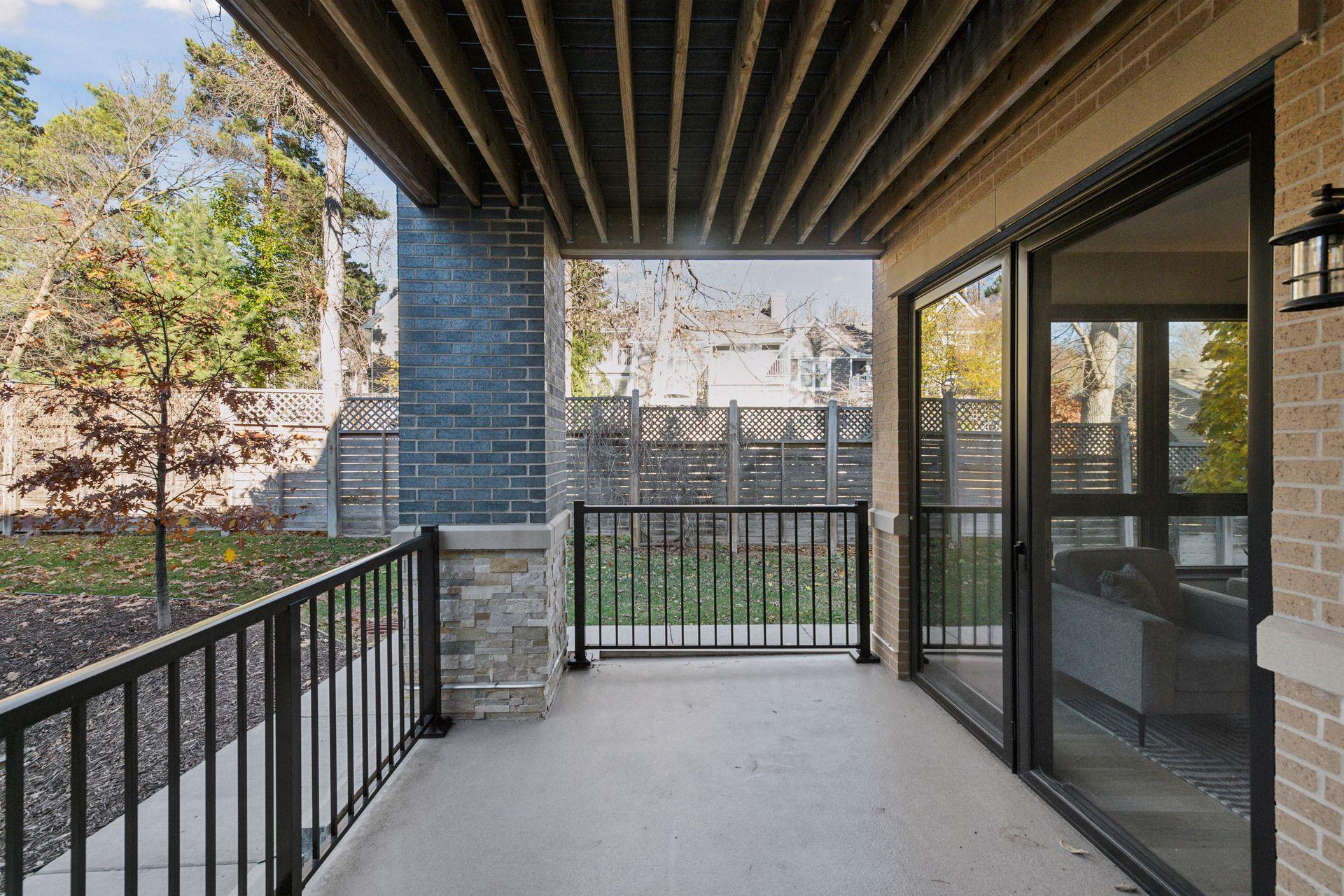 Relax and unwind on the serene outdoor patio