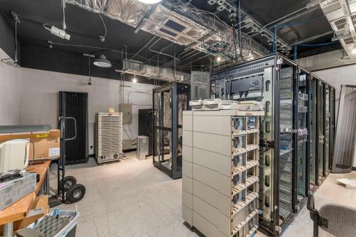 Server room - servers will be removed. Possible rental income if buyer would like them to stay