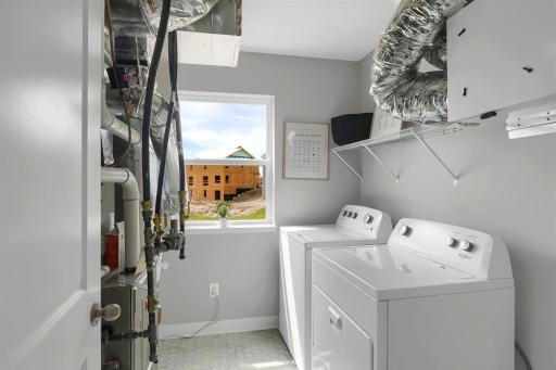 Upper level laundry makes this job easier.