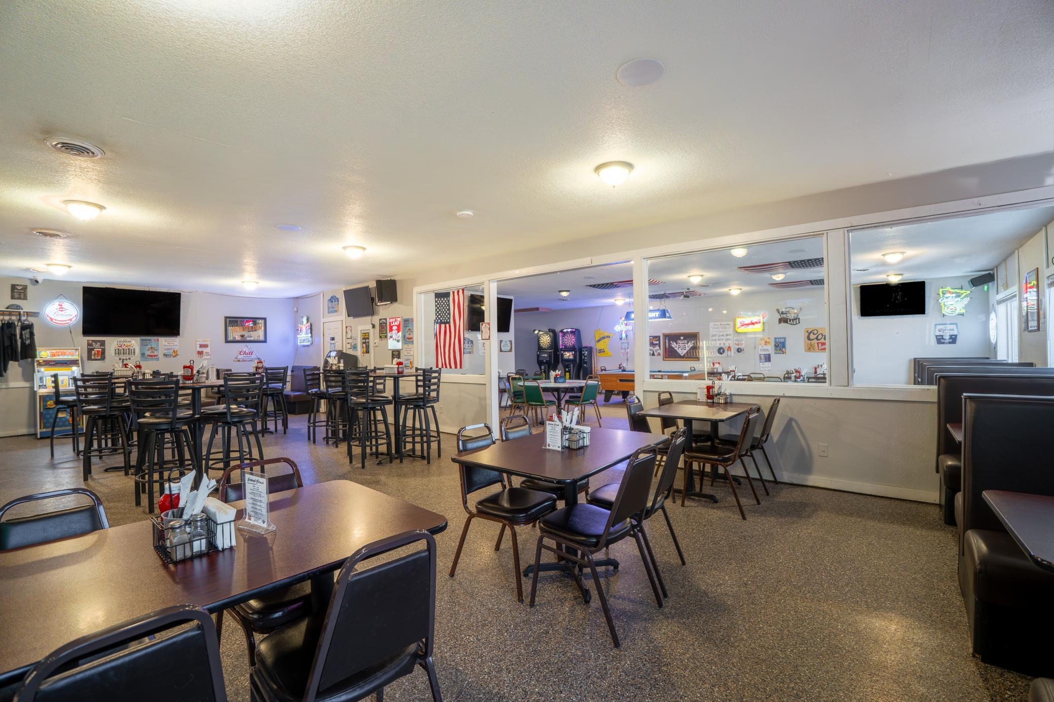 Front Bar seating