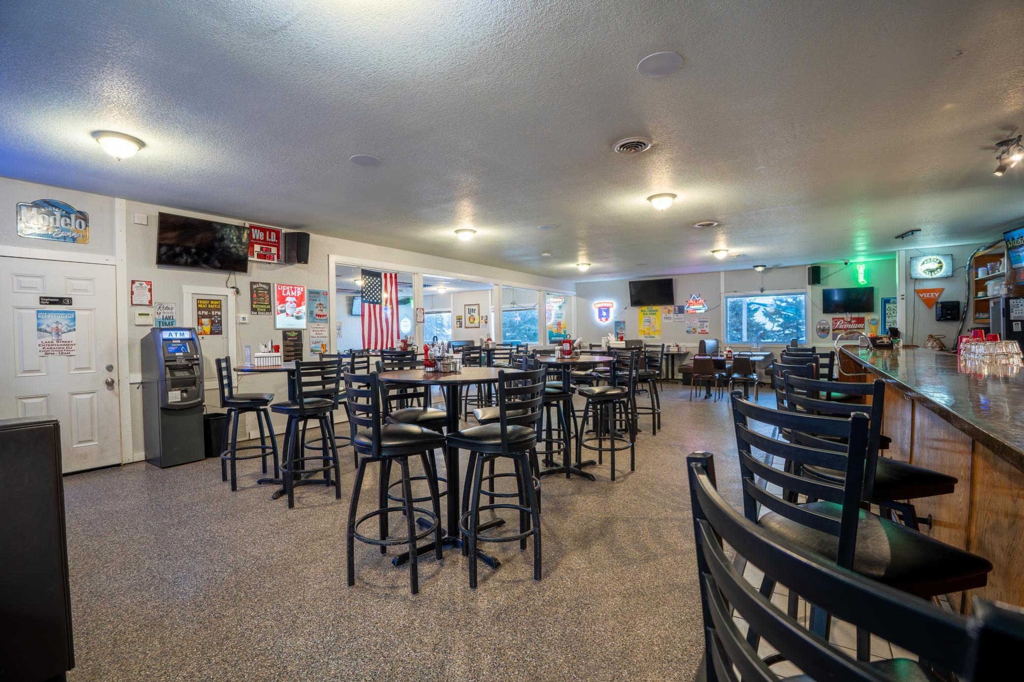 Front Bar seating
