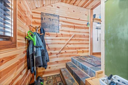 24775 608th Ave- Rear Entrance w/Hickory Walls