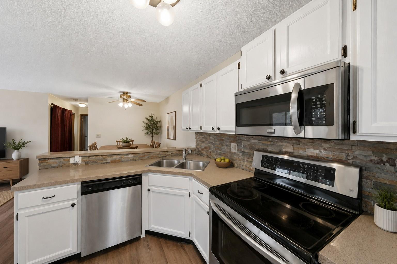 Virtually Staged-Kitchen/Dining