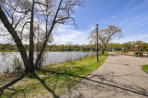 View of Northwoods Park across the street