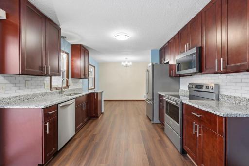 Brand new kitchen with new cabinets