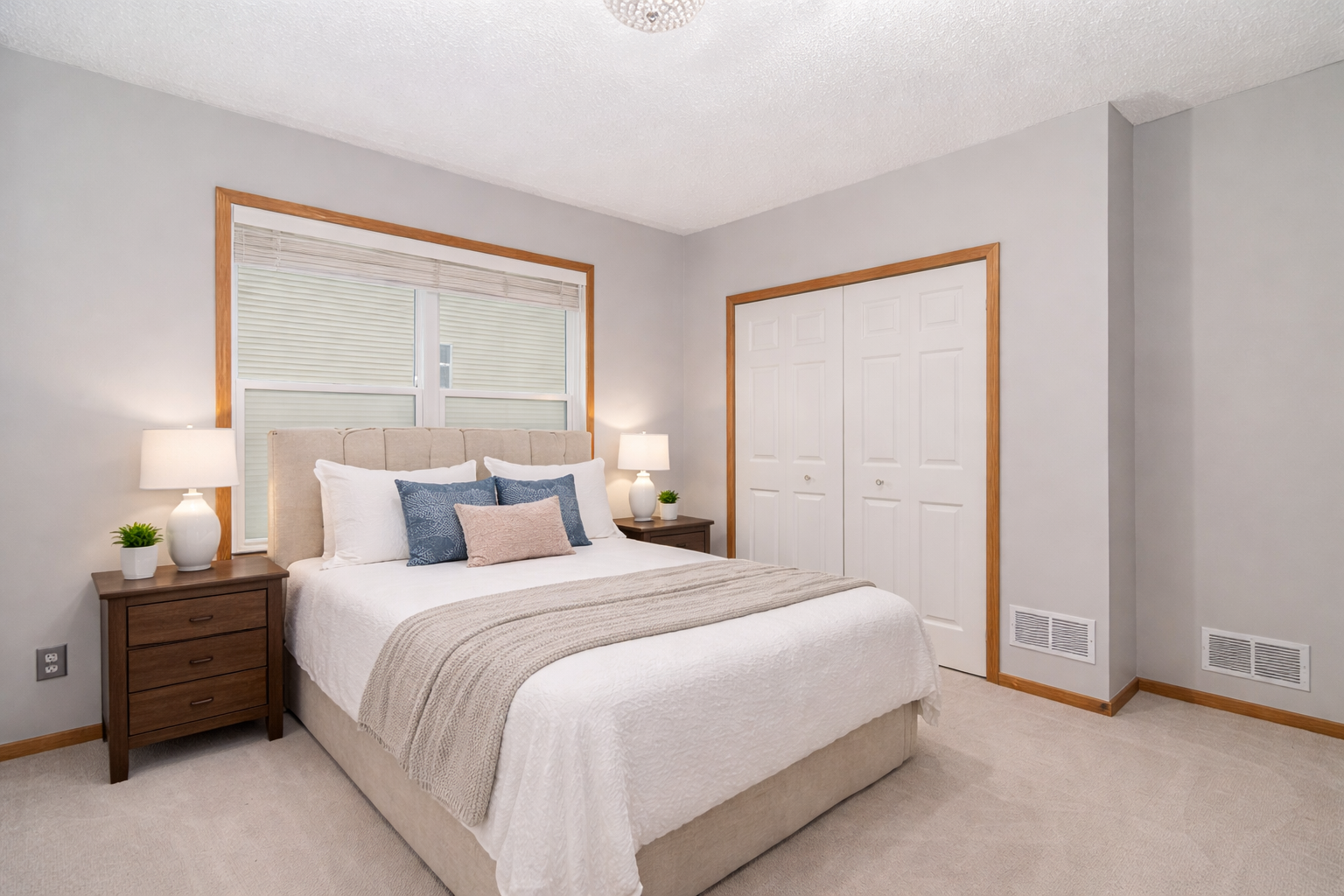 Bedroom 3 showing the room with different furniture.