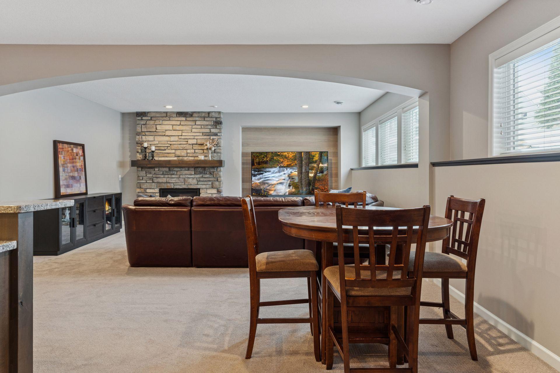 Loaded with natural light, this is a great hang-out space in the lower level!