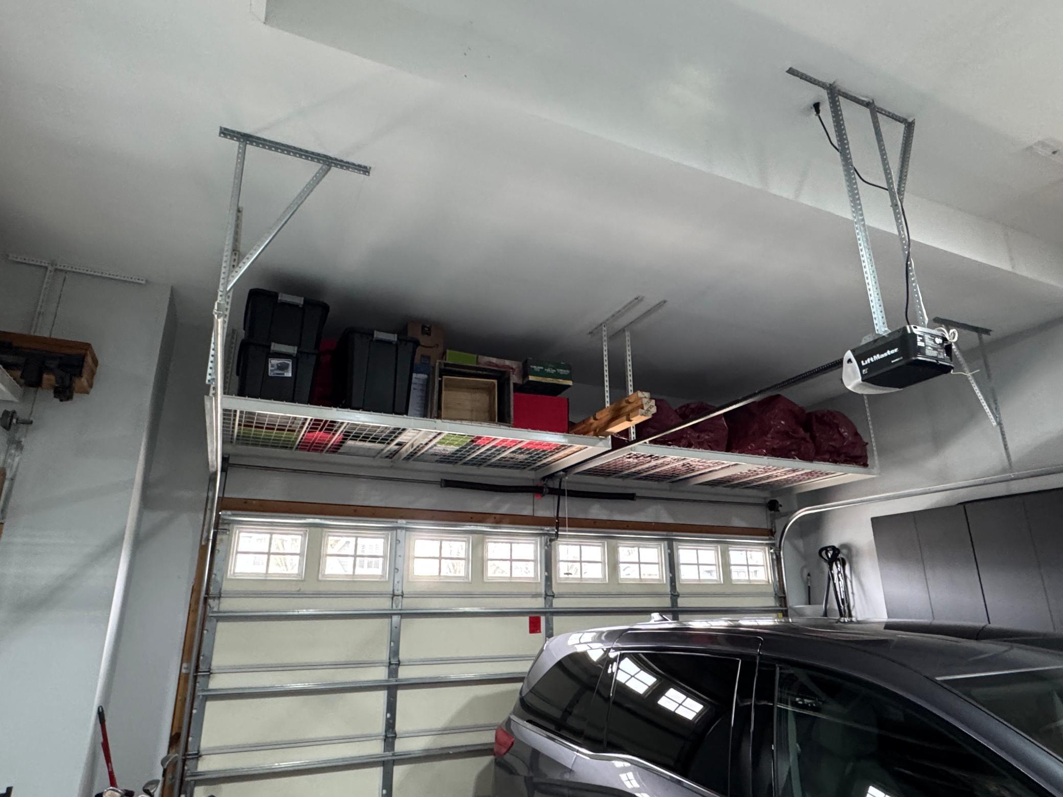 Built-in storage in garage