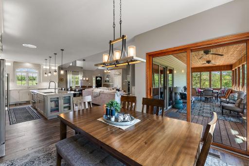 Enjoy the three season porch with great views of wildlife!