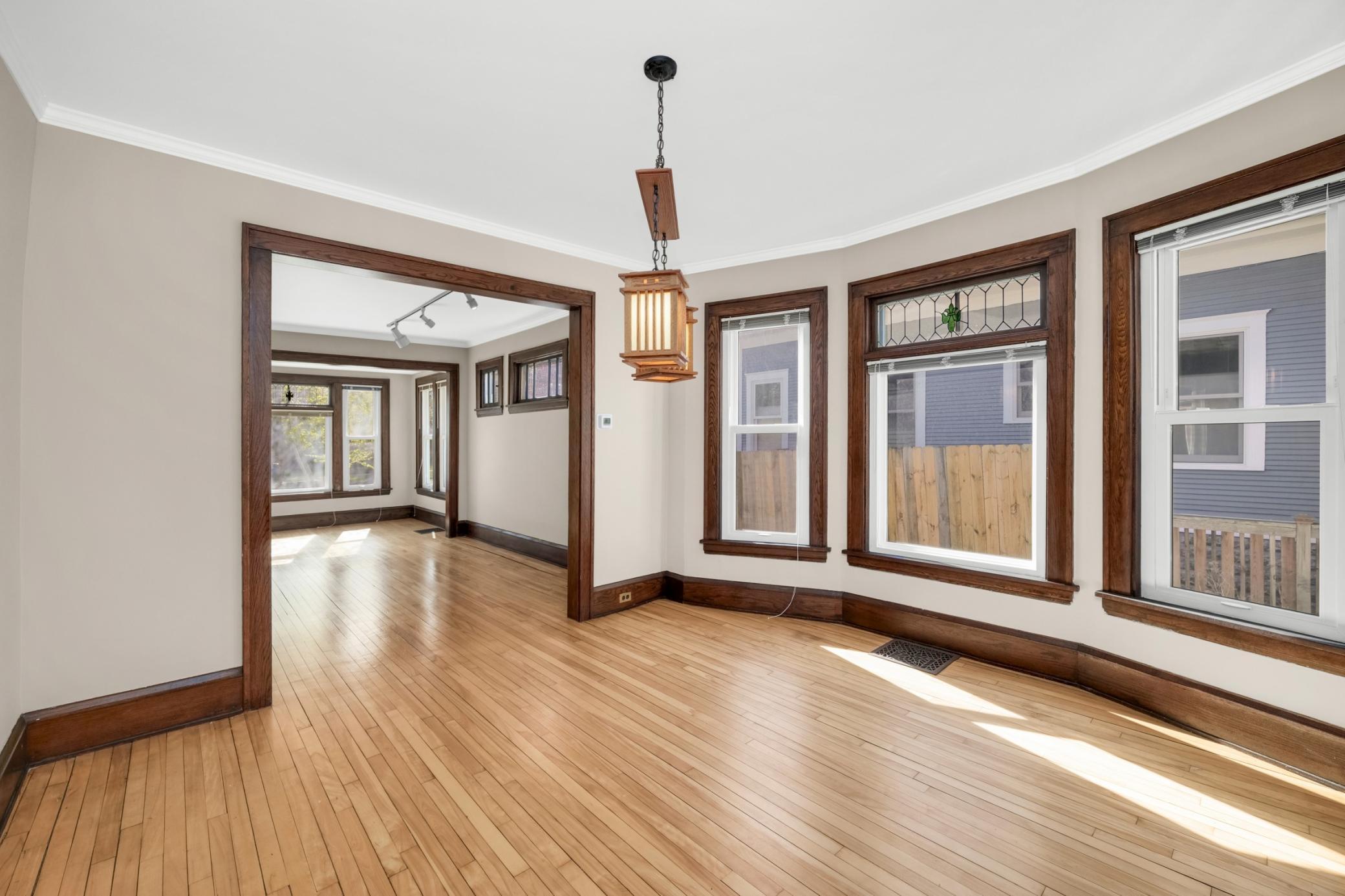 Windows have been upgraded for energy efficiency.