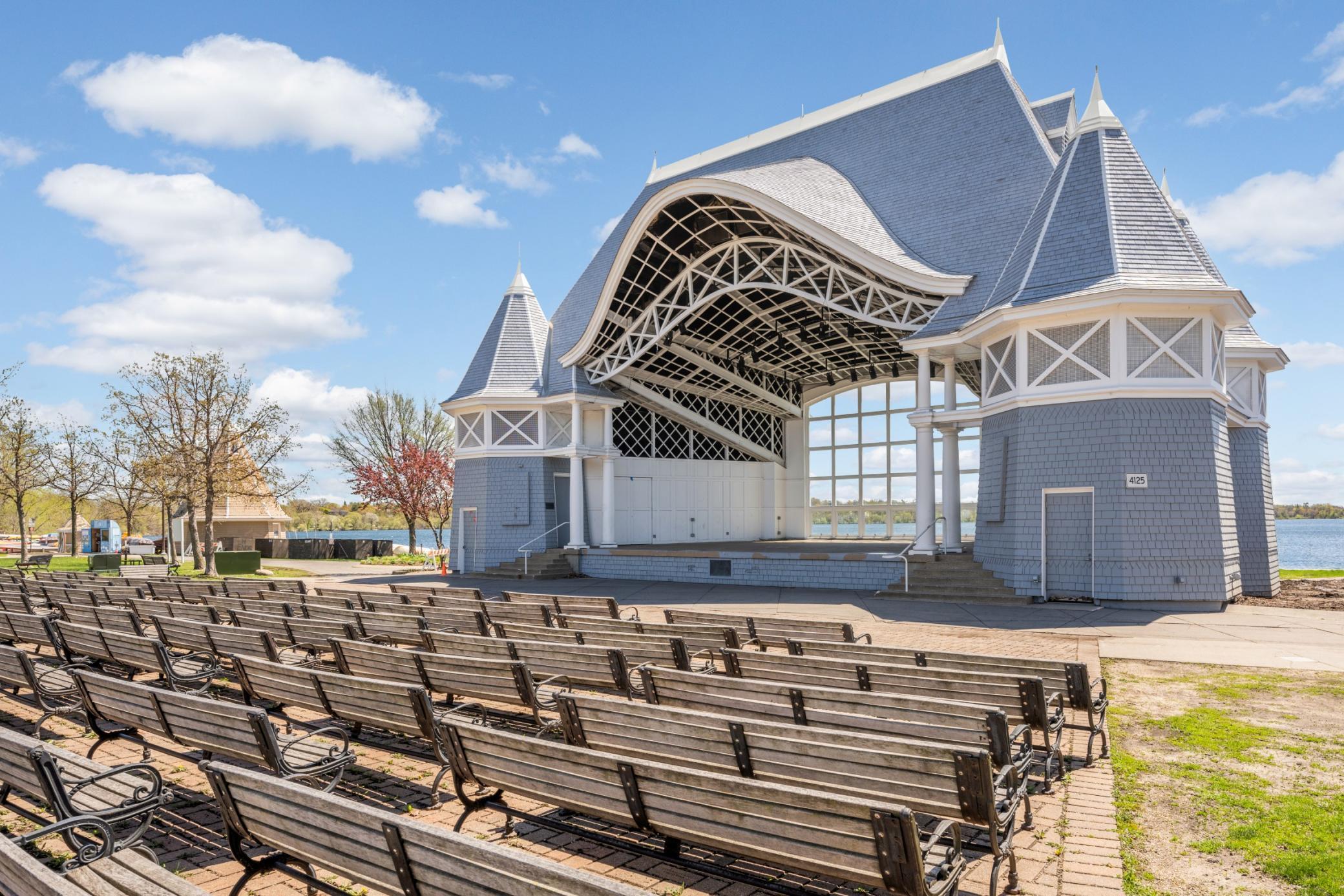 Summer time concerts at Lake Harriet.