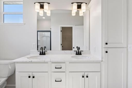 Photo is of a completed Carlton home with same selections and exterior. Some interior items may differ.
