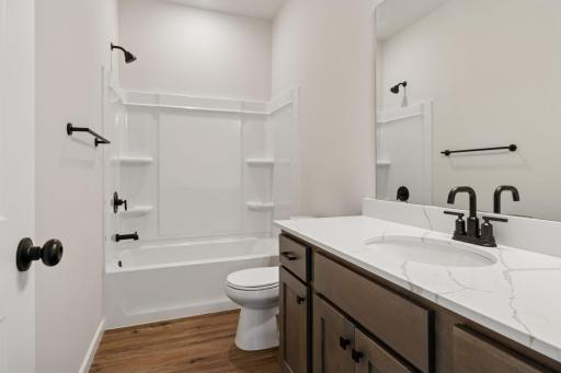 Photo is of a completed Carlton home with same selections and exterior. Some interior items may differ.