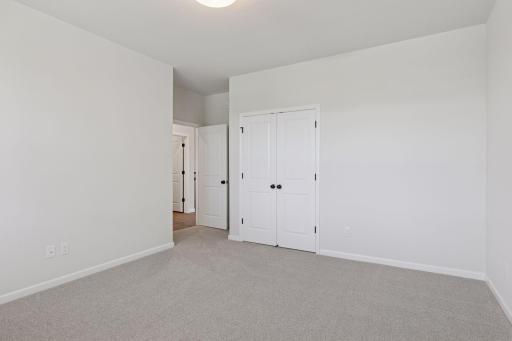 Photo is of a completed Carlton home with same selections and exterior. Some interior items may differ.