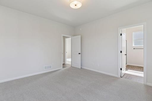 Photo is of a completed Carlton home with same selections and exterior. Some interior items may differ.