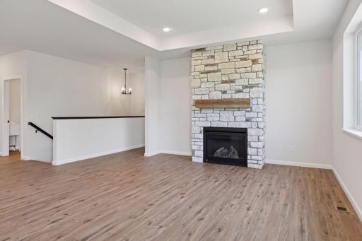 Photo is of a completed Carlton home with same selections and exterior. Some interior items may differ.